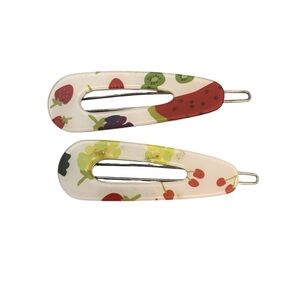 Fruit Pattern Hair Clips